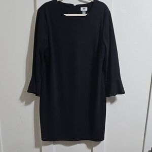 Old Navy Black Bell Sleeve Sheath Dress